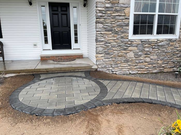 stone walkway