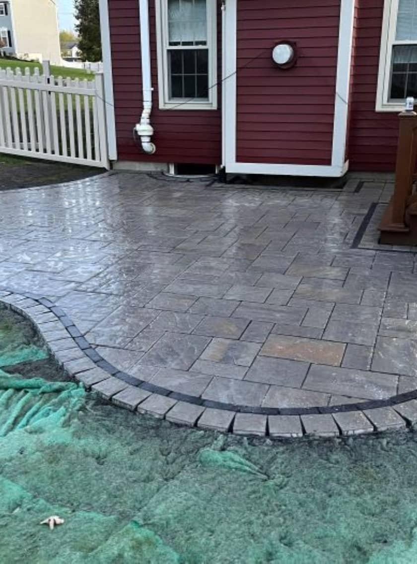 stone patio