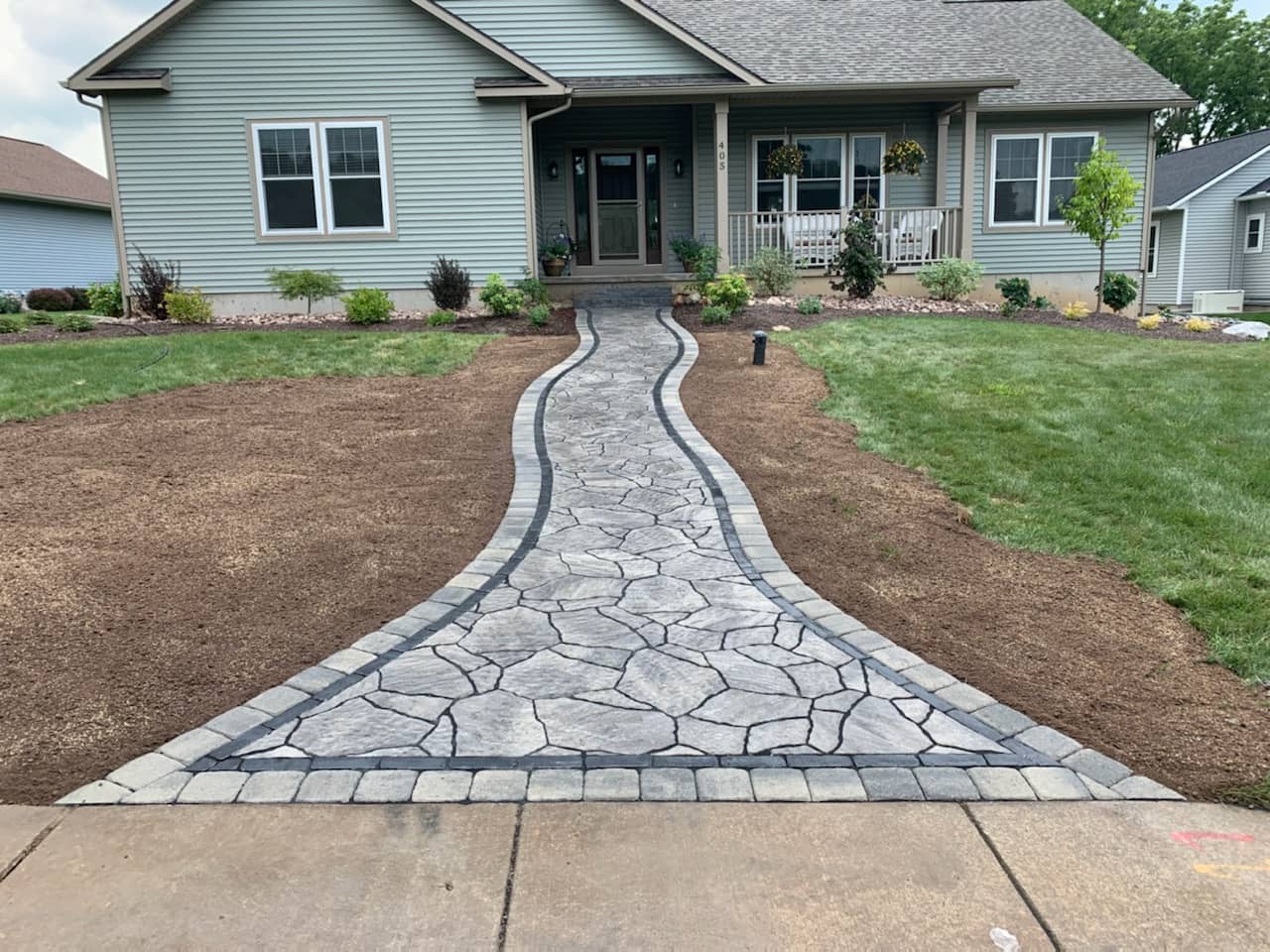 stone walkway