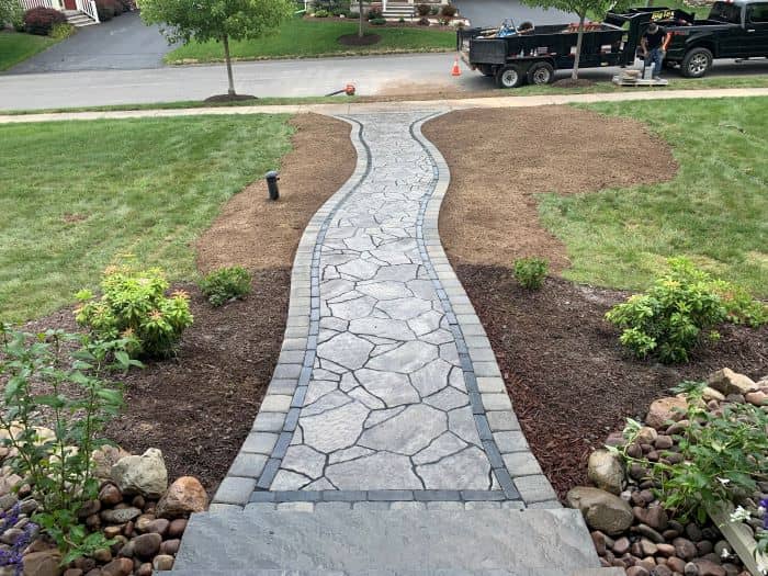 stone walkway