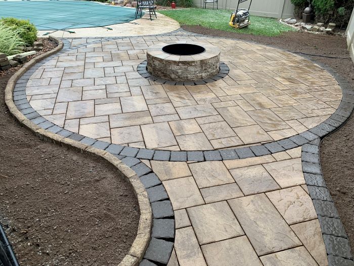 stone patio