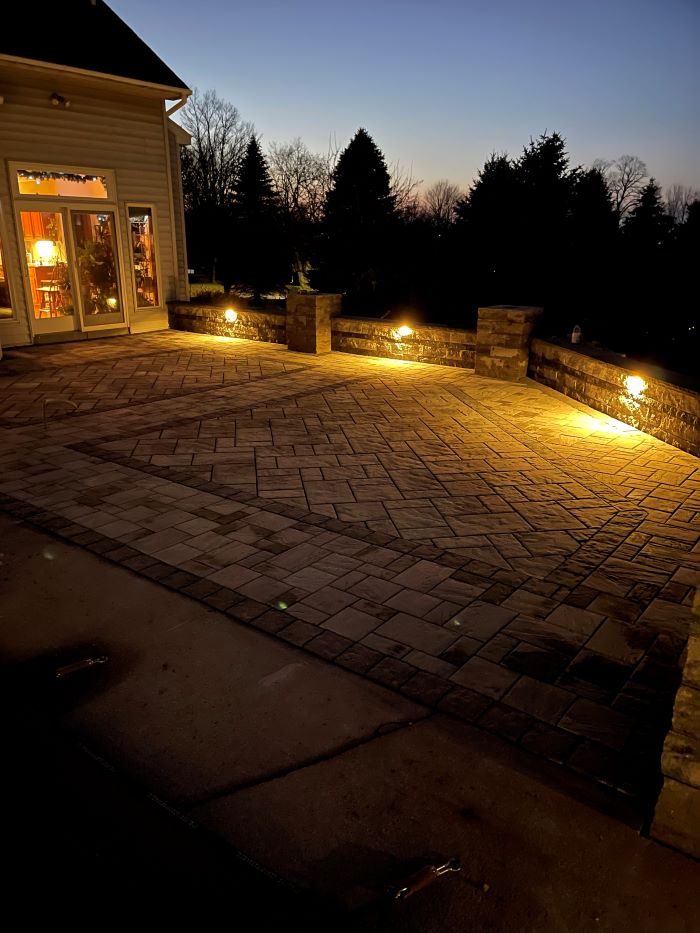 stone patio