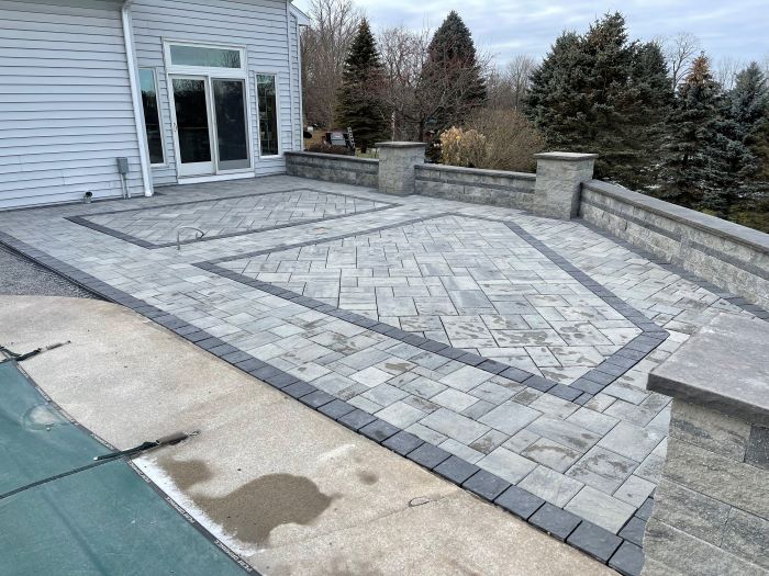 stone patio