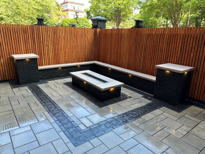 stone patio