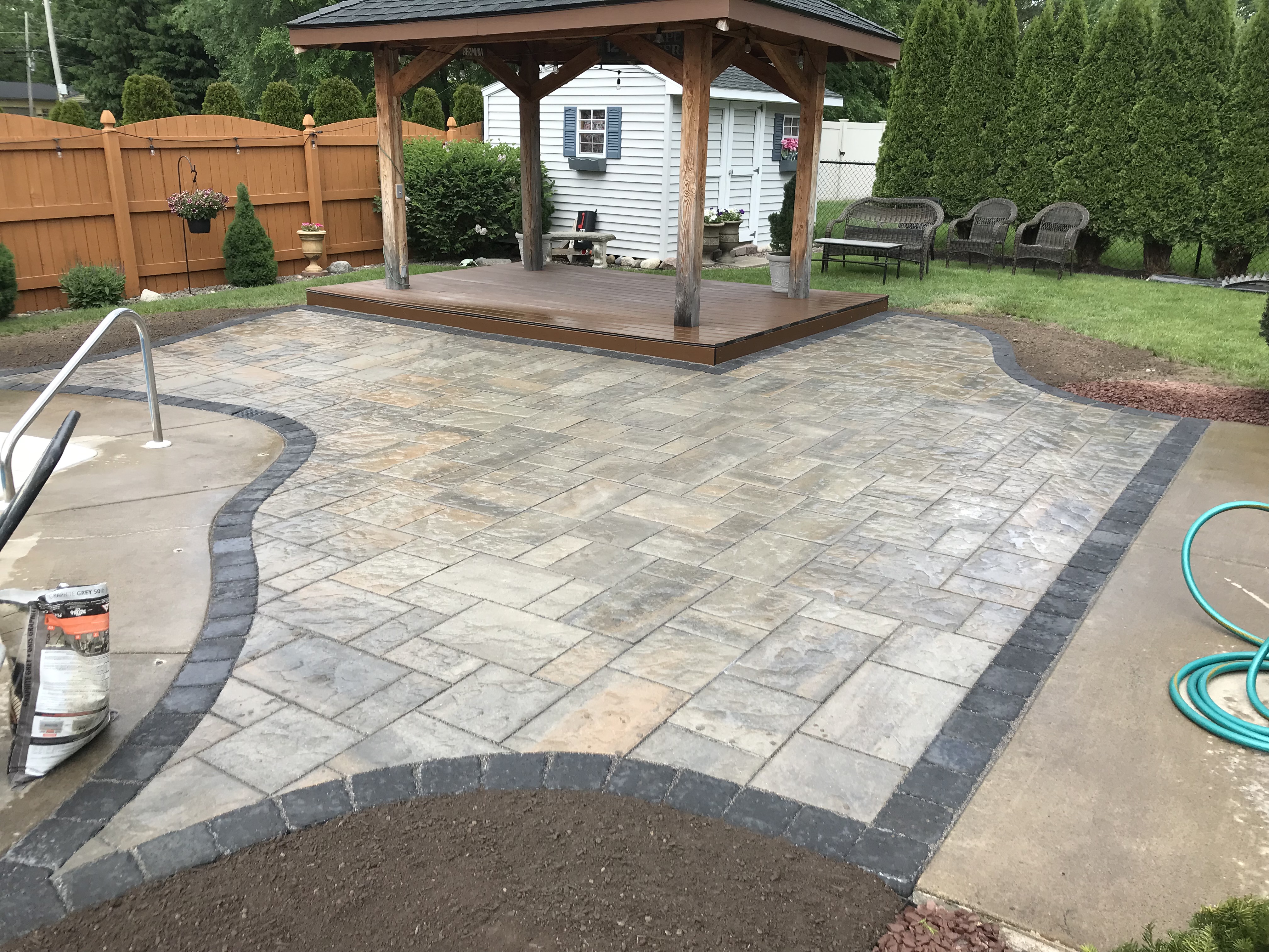 stone patio