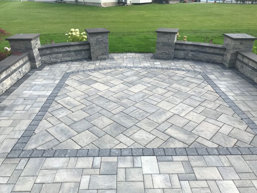 stone patio