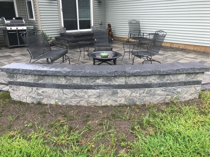 stone patio