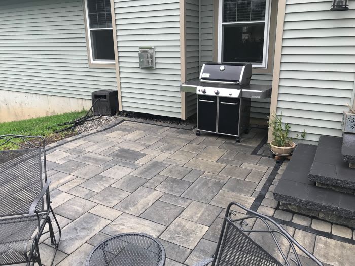 stone patio