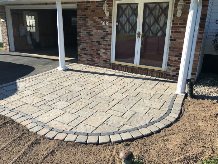 stone walkway