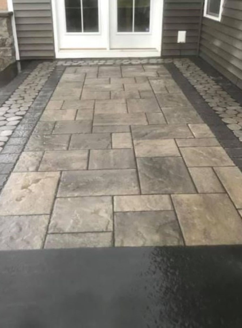 stone patio