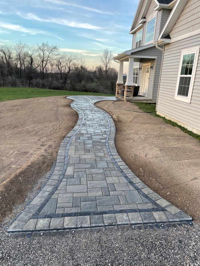 stone walkway